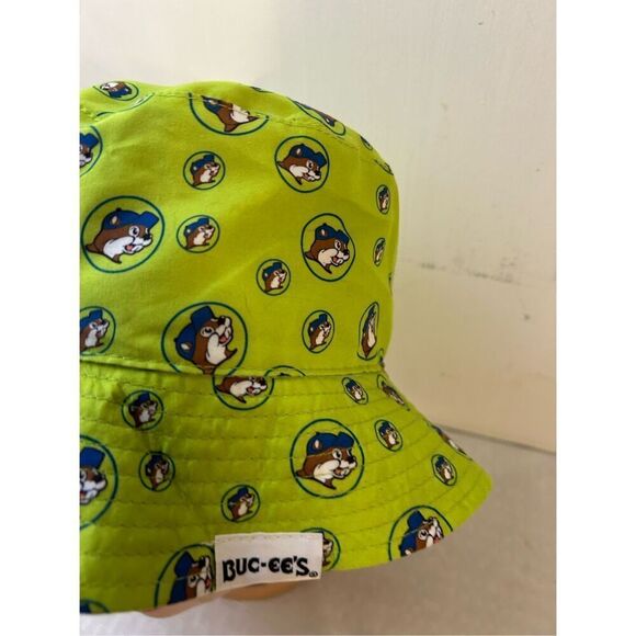Buc-ee bucket hat reversible green blue os - Picture 2 of 7